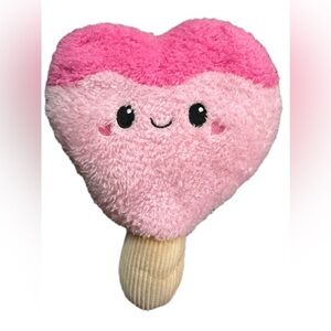 Pink Heart Plush Pillow